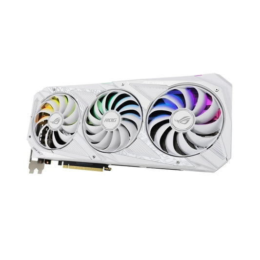 Used ASU'S ROG Strix GeForce RTX 3080 OC WHITE V2 Gaming Graphics Card with 10GB GDDR6X 320-bit Memory by PDG ibma