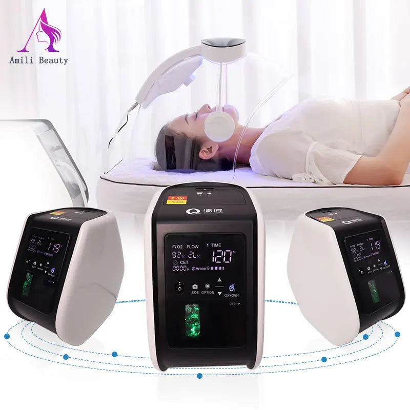 Oxygene Dome Beauty Spa Skin Rejuvenation Oxygen Jet Therapy Facial Mask Machine Oxygen Facial Whitening Dome O2toderm Jet Peel