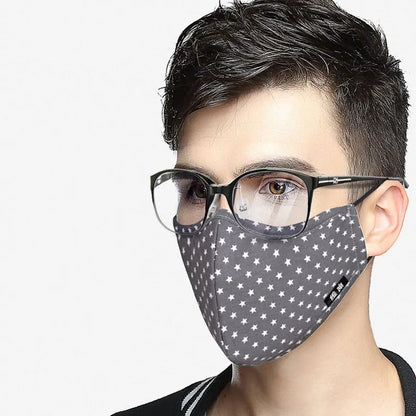 Korean Cotton Face Mask Anti-Dust Mask Respirator with Activated Carbon Filter Anti Dust Black Kpop Glasses Mask On The Mouth