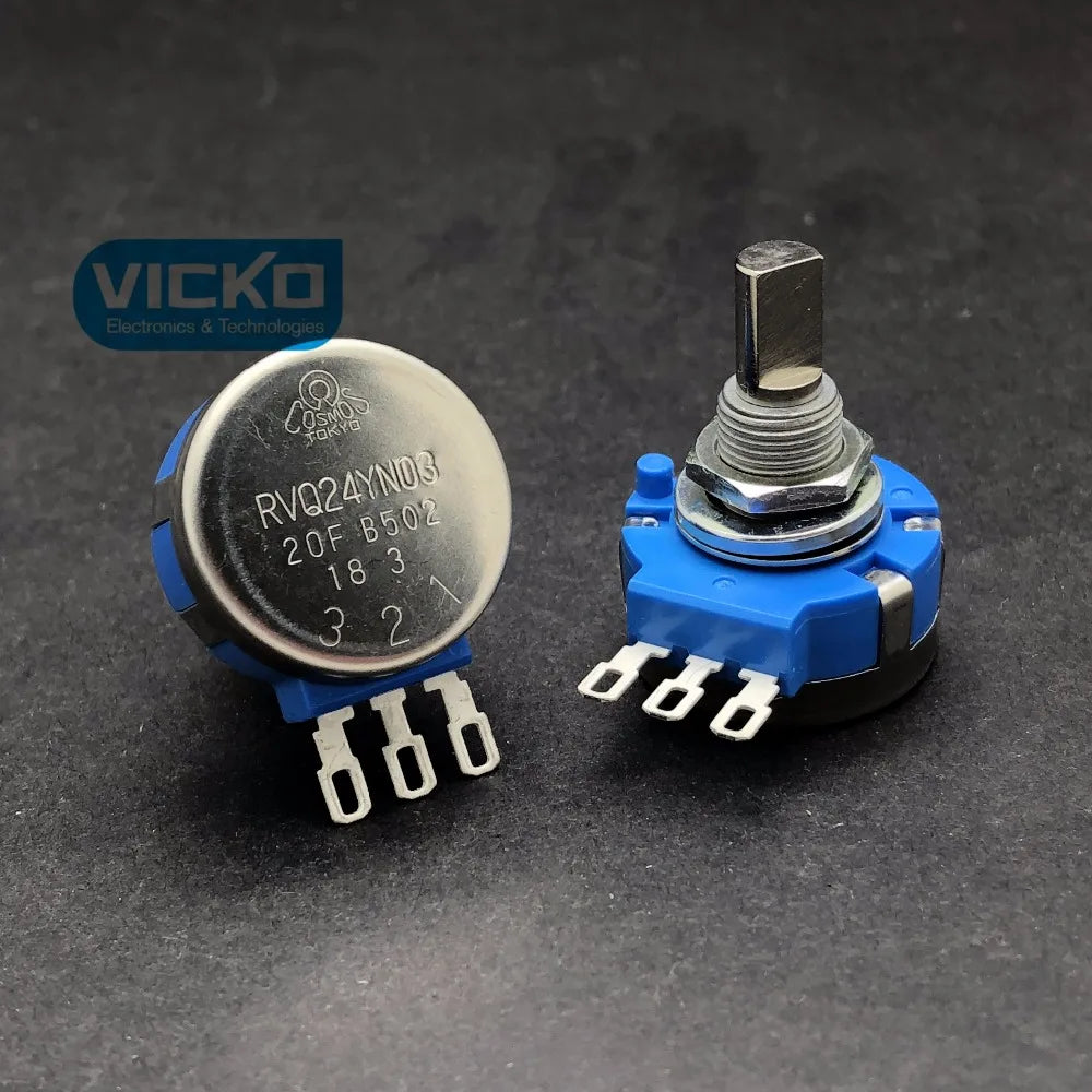 ORIGINAL TOCOS RVQ24 RVQ24YN RVQ24YN03 20F B502 20S B5K 5K long-life carbon film potentiometer switch