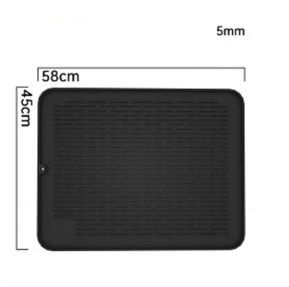 Silicone Dish Quick Bar Drying Dining Table Bath Mat Custom Logo Foldable Kitchen Large Microfiber