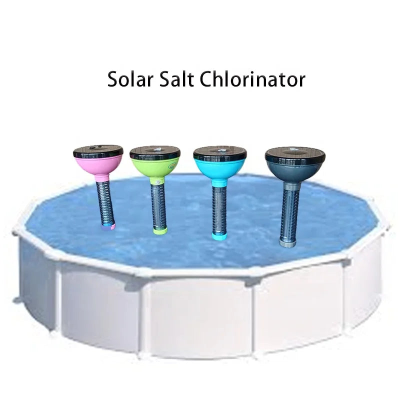 Solar Salt Chlorine Generator Manufacturer Direct Sale Outdoor Frame Swimming Pool Floating Salt Chlorine Generator