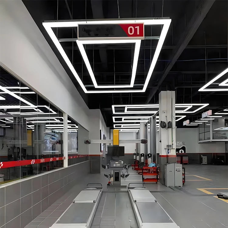 Waterproof Industrial & Car Workshop LED Working Light Factory Housing Brightest LED with AC Power Supply