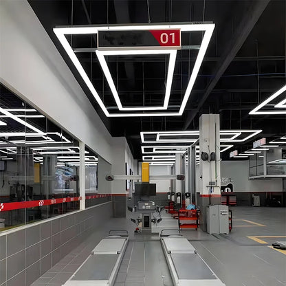 Waterproof Industrial & Car Workshop LED Working Light Factory Housing Brightest LED with AC Power Supply