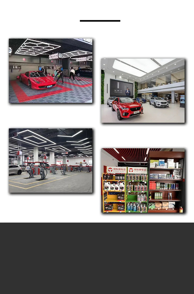 Led Hexagon Lights Hex Lights for  Garage Ceiling