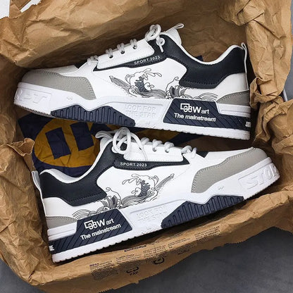Y 39-44 the New Men's Fashionable Casual Sneakers Trend Thicksole Heightened Everyday Versatile Men's Shoes