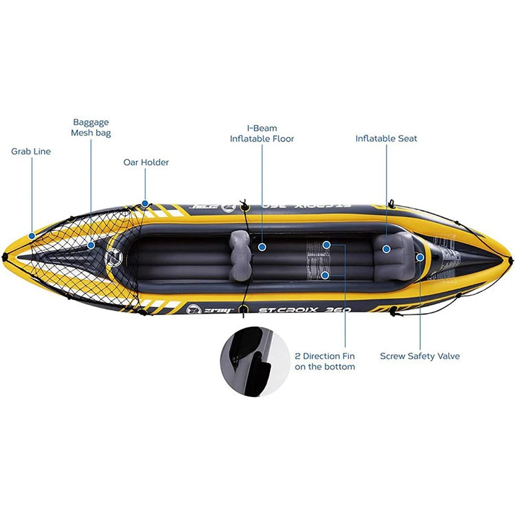 Cheap Price High Quality Inflatable Two Person PVC Kayak
