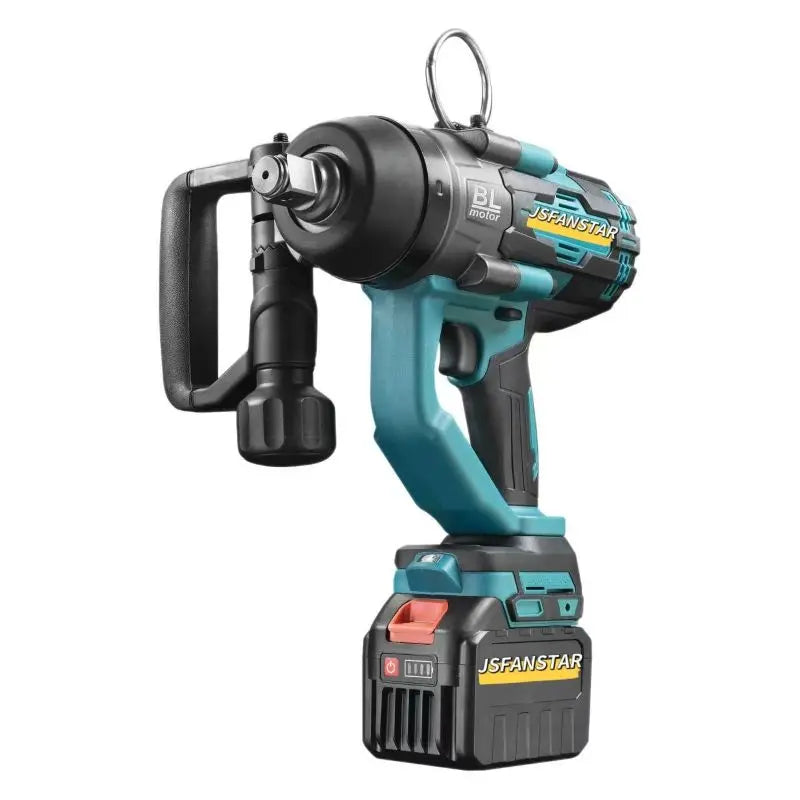 3000NM Rechargeable Large Battery Electric Impact Electric Wrench Battery Kit Professional