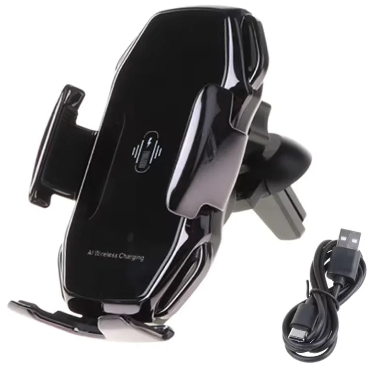 A5 Car Wireless Charger Type-c Mobile Phone Holder Infrared Automatic Induction Opening and Closing Support Max 15w Output