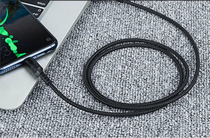 High Quality Universal 1m 2m 3m 3A Nylon Fast Charging USB Data Cable for iPhone Computer Barcode Scanner