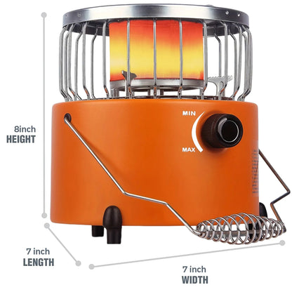 Portable Propane Outdoor Burner, Portable Kitchen for Outdoor Cooking and Barbecue, Mini Camping Stove