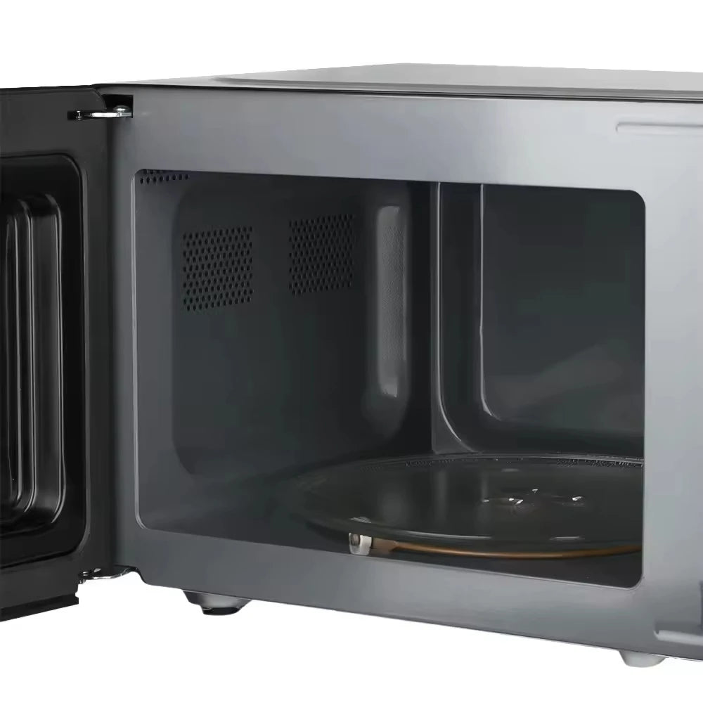 20L High Quality Mechanical Timer Control Microwave Oven Household Use Black Glass Housing 800W A+ Energy Efficient Touch