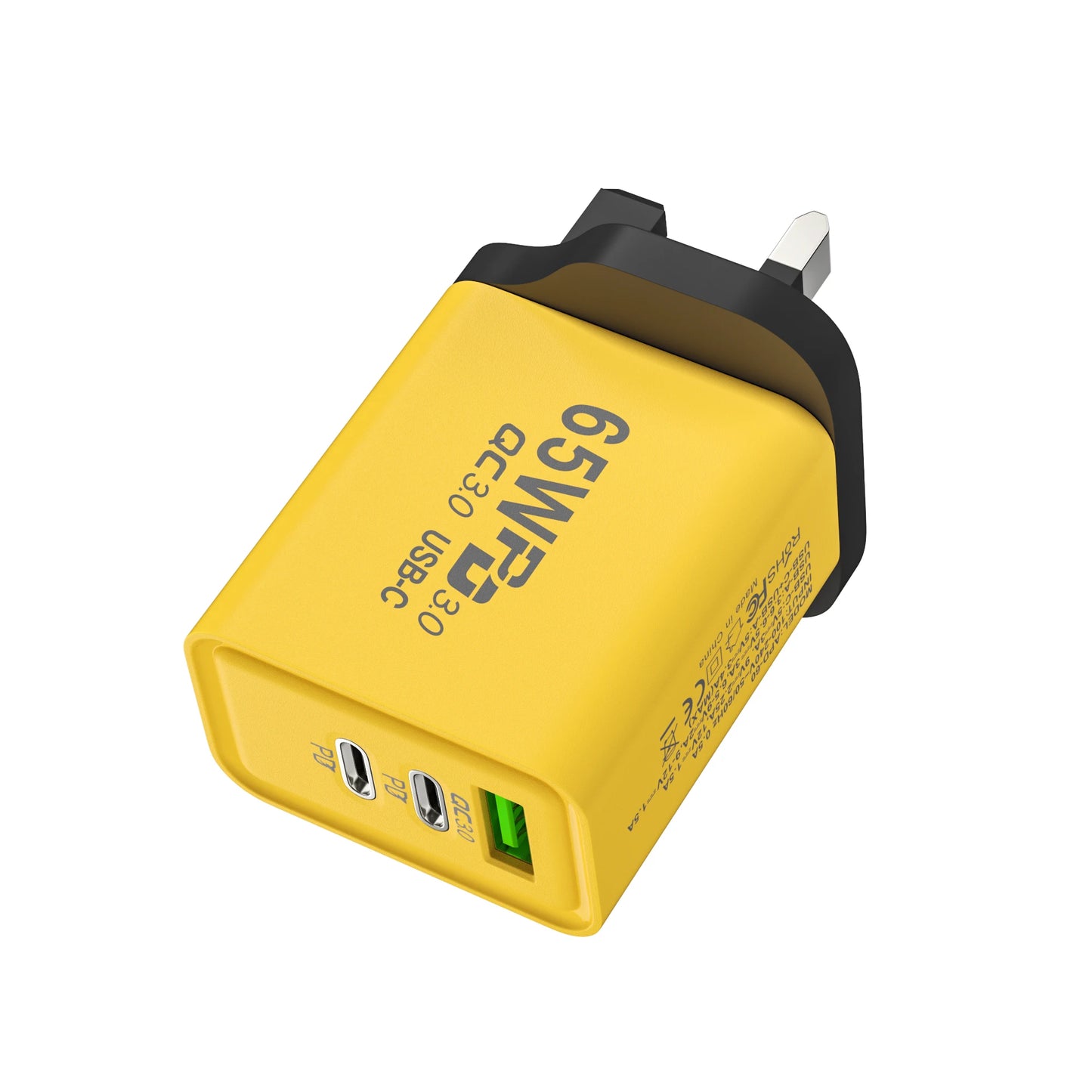2025 Trending Products 65W Power Adapter Portable Wall Phone Charger  Suitable for Any Mobile Phone Plug Travel Adapter