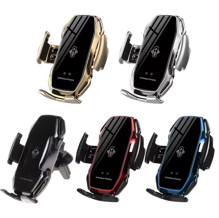 A5 Car Wireless Charger Type-c Mobile Phone Holder Infrared Automatic Induction Opening and Closing Support Max 15w Output
