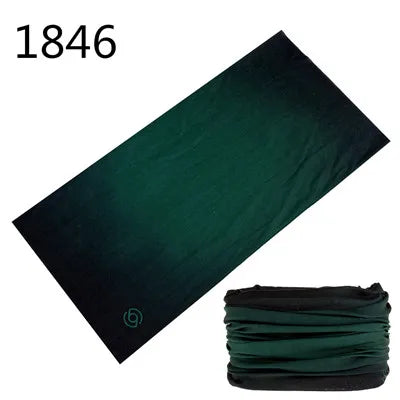 100% Polyester Solid color Microfiber Tubular Multifunction Motorcycle Scarf sports Headband Seamless Tube Bandanas Face Mask