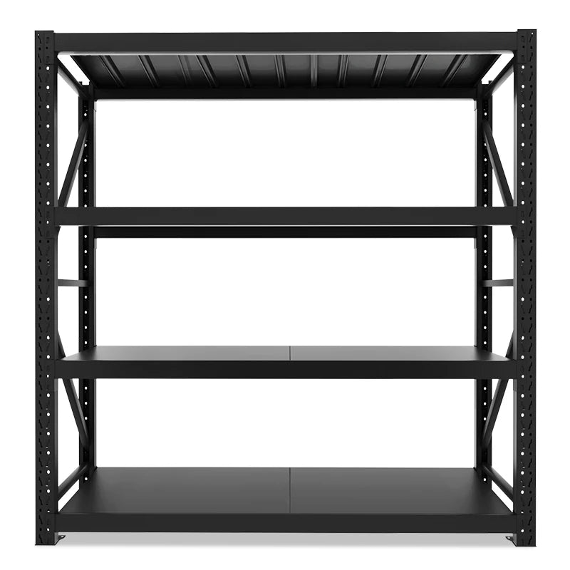 Warehouse Racking 4 Tiers Load Capacity 150kg Adjustable Metal Steel Racking Warehouse Storage Pallet Racking