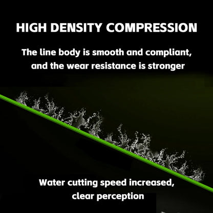 8X Pro Super Power Long Casting Braided Polyethylene Fishing Line 500m Floating Saltwater Freshwater River Green Wire