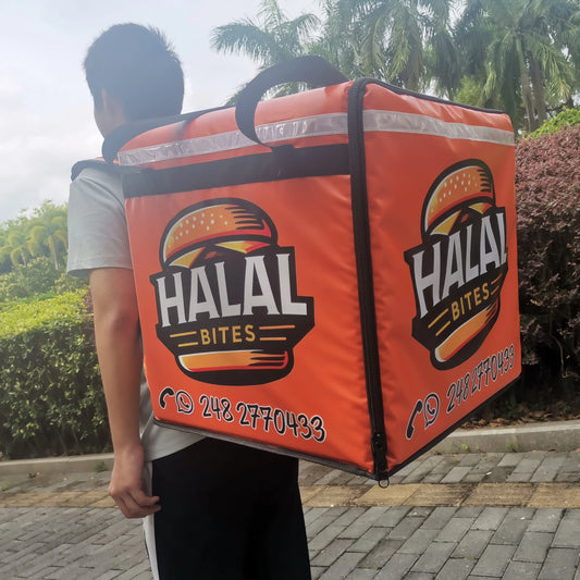 125L Waterproof Durable Motorcycle Bag Bike Cooler Lunch Food Delivery Bag OEM Insulated Bag by PDG ibma