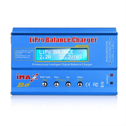 HTRC Imax B6 80W Battery Charger Lipo NiMh Li-ion Ni-Cd Digital RC IMAX B6 Lipro  Balance Charger Discharger Without  Adapter