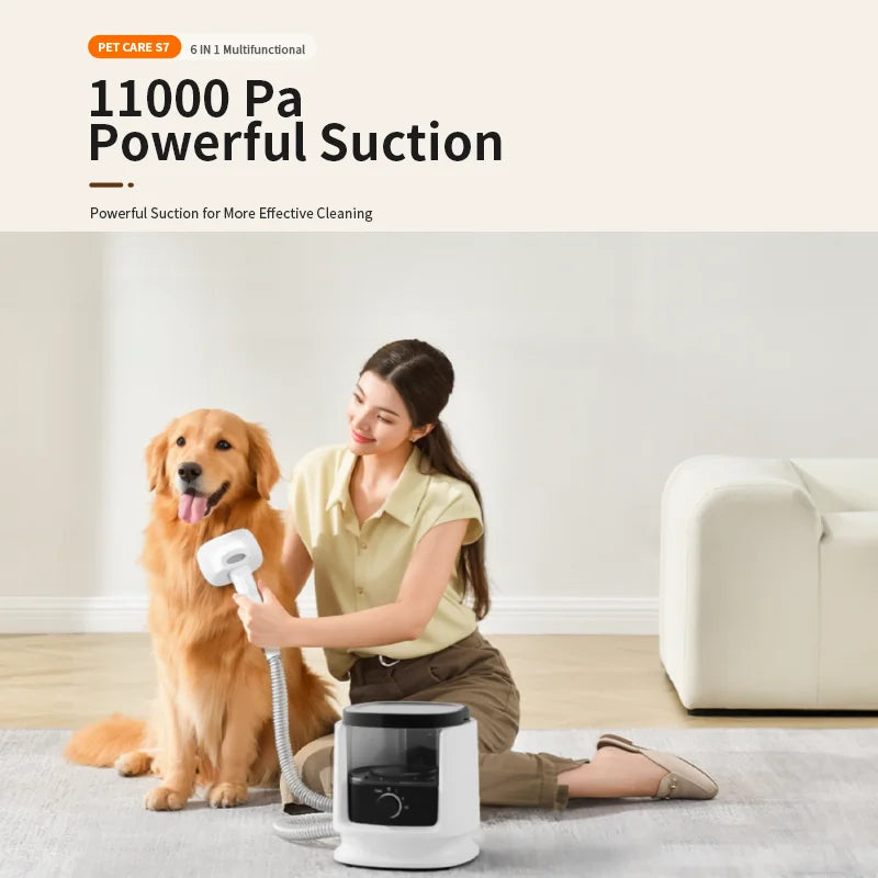 Pet Products Pet Vacuum Brush Best Automatic Dog Cat Hair Remover Pet Grooming Vacuum Cleaner Kit