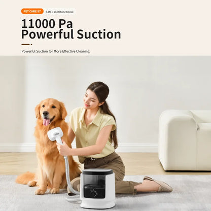 Pet Products Pet Vacuum Brush Best Automatic Dog Cat Hair Remover Pet Grooming Vacuum Cleaner Kit