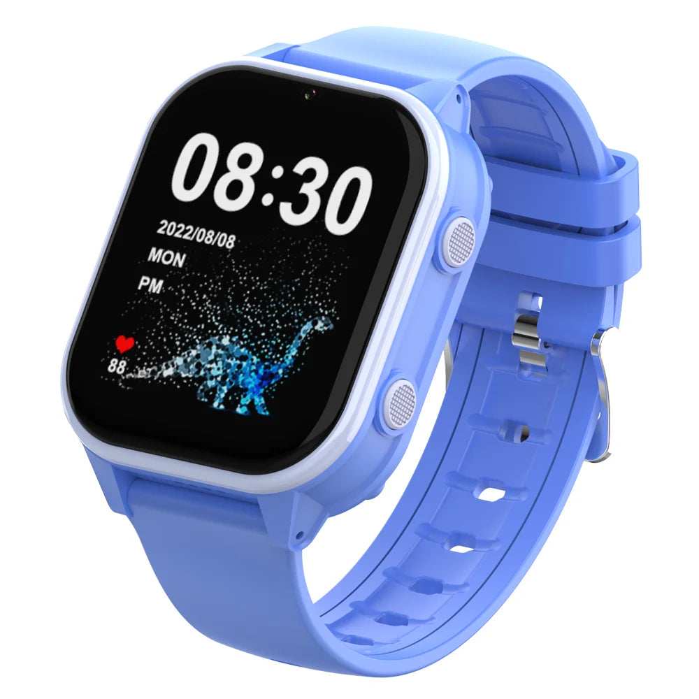 2024 Hot Selling Boys Girls Kids IP67 Waterproof Touch Children Safe Area SOS Emergency Call Voice Chat GPS 4G Smart Watch