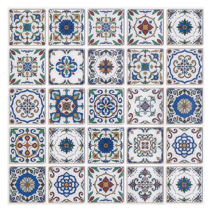 Promotion 3D Self-Adhesive PVC Wall Panel Modern Design Morocco Tile Sticker Waterproof and Fireproof