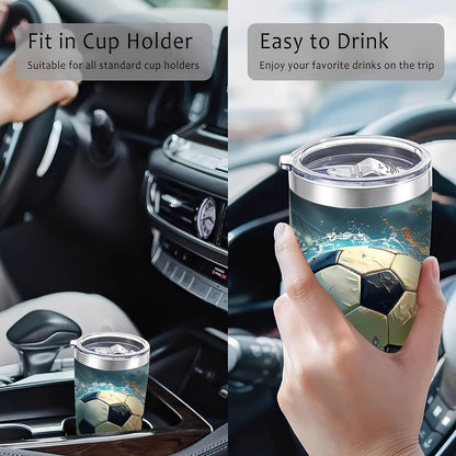 Patio and BBQ Must-Have 20oz Tumbler with Double Silver Side