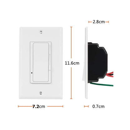 Barbados DMX DALI 0-10V Triac Wall Led Light Controller  Dimmable Dimmer Switch
