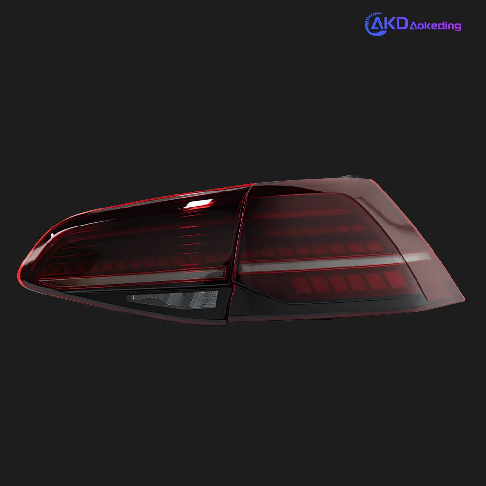 2PCS AKD Tail Lamp for VW Golf 7 Tail Light 2013-2021 Golf 7.5 Rear Fog Brake Turn Signal Automotive Accessories