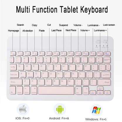 Spanish Keyboard Case For iPad Air Pro 11 13 2024,iPad 10.2 7/8/9th 10th 2022 Gen Air 3 4 5 10.9 Pro 12.9 Funda Cover For iPad
