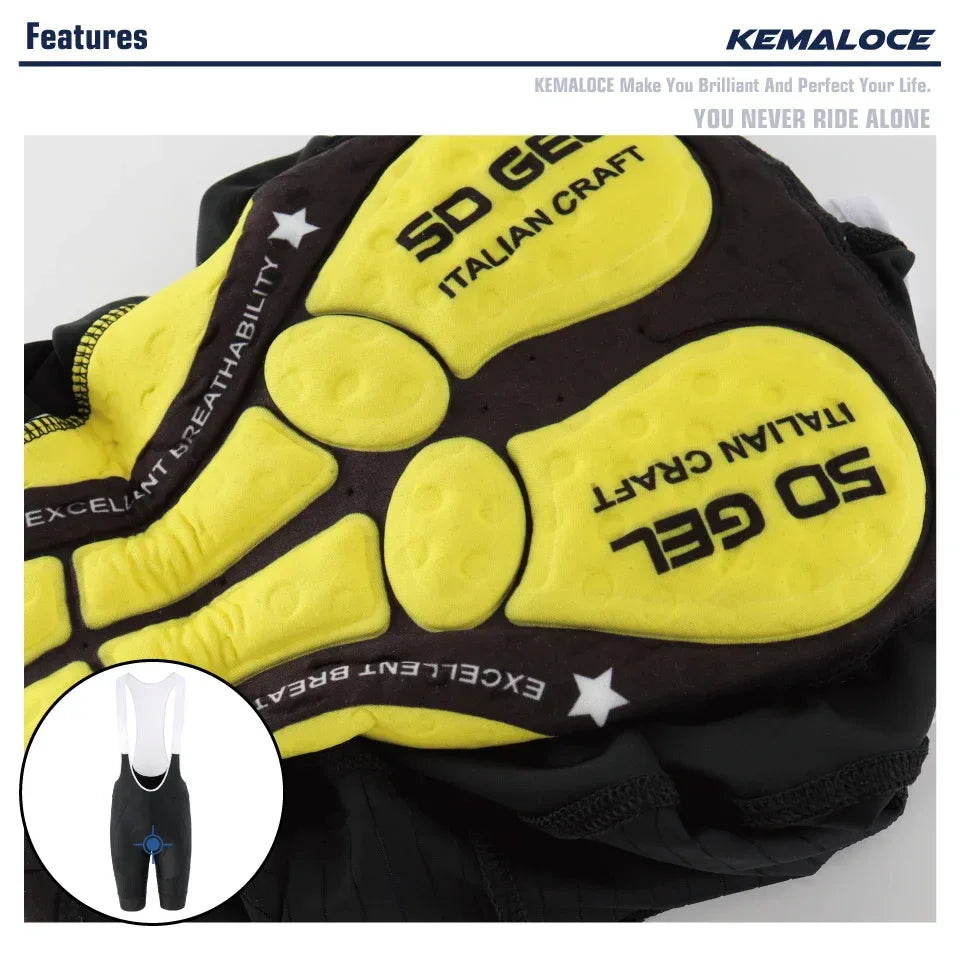 KEMALOCE Cycling Shorts MTB Men Shorts 2022 Summer Cycling Trousers Women Bicycle Short Tights Pro Bike Bicycle Team