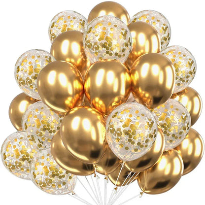 30pcs Globos Confetti Latex Balloons Wedding Decoration Baby Shower Birthday Party Decor Clear Air Balloons Valentine's Day