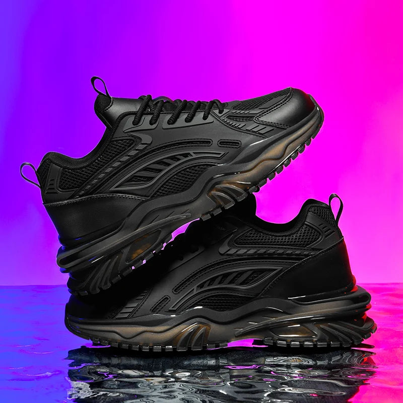 New Wholesale Large Size Men's Casual Shoes Walking Style Shoes Breathable Mesh Upper Lightweight EVA Soft Flexible Sole