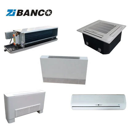 High Performance Energy Saving Water Floor Fan Coil Unit Touch Screen Thermostat RS485/WIFI AC/DC/Brushless Motor 1KW-4KW