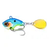 Vib Fishing Lures Hard Mental Lure with Fishing Hook Fishing VIB Lure 2.5CM-9G-10#