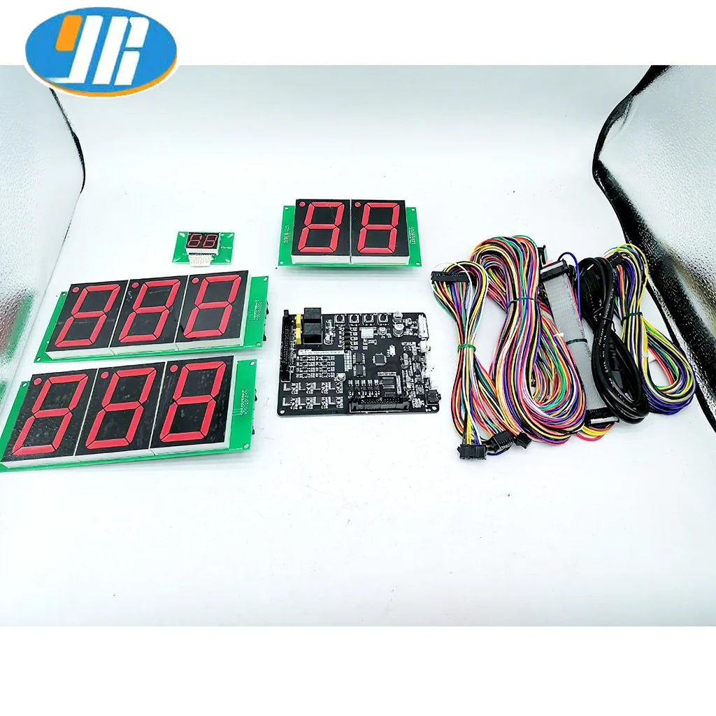 Deluxe for Coin Pusher Arcade Basketball Machine Simulator Kit EU Plug for Parents Children Sports Game Coin Operated Games