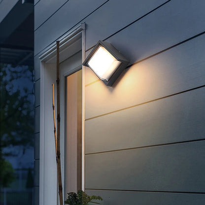 Black 6w Round Shape Cob Outdoor Led Wall Lamps Light for Home Hotel