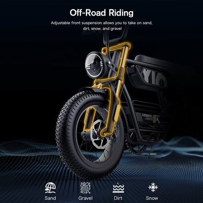 COSWHEEL Y16 Electric Bicycle Eu Stock Fast Delivery 1000w High Speed Electric Beach Bike