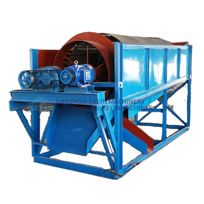 Popular Gold Separator Trommel Screen with Sluice Box Gold Mat and Water Pump
