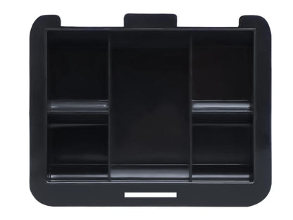 AJF Black Cold Rolled Steel Cash Safe Box Combination Lock Secure 7.87"x6.30"x3.54" Money Tray for Indoor/Outdoor Use Model