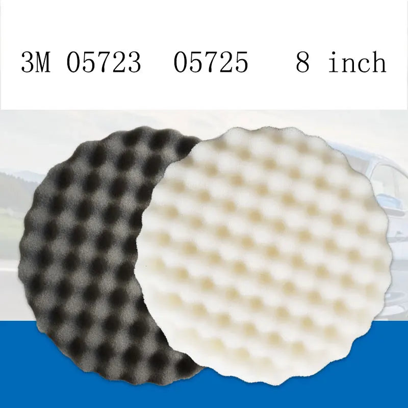 8 Inch 3M 05725 /05723 Car Polishing 200mm Car Wash Sponge Detail Cleaning Pad Cushion Felt Spray Paint Surface Treatment
