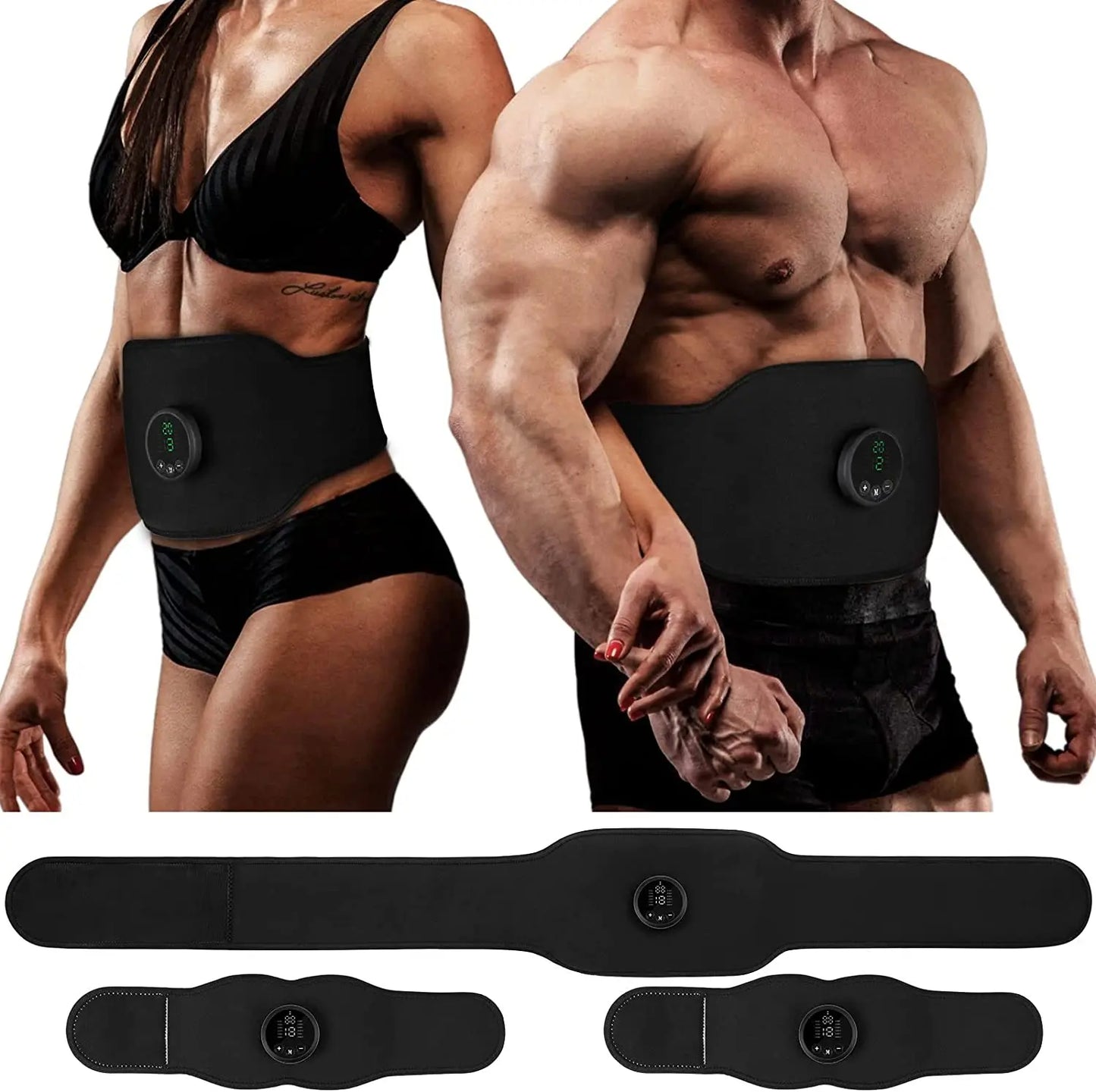 Toner Training Device Sports Fitness AB Workout Equipment Office Electronic Muscle EMS Stimulator Abs Abdominal Toning Belt