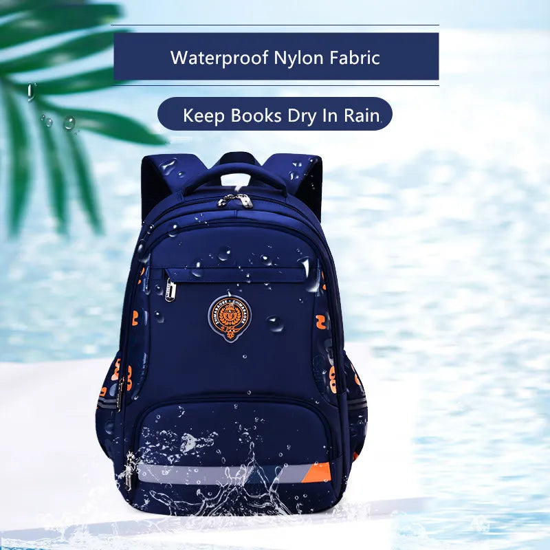 primary child school backpacks boys bookbag student luminous backpack large waterproof backpack for school teen boy schoolbag