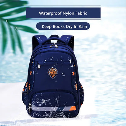 primary child school backpacks boys bookbag student luminous backpack large waterproof backpack for school teen boy schoolbag