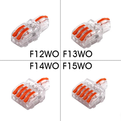 Wire Connector 1 Input Multiple Output Electrical Splitter Push-in Terminal Block Butt Home LED Light Quick Wiring Connectors