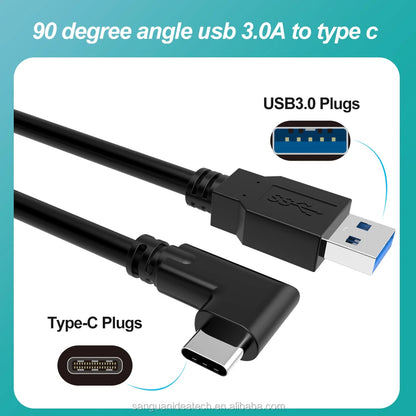 Black 16ft 5m Long Type C Link Cable for Quest 3S/3/2 Meta Quest Pro USBC Cable for Gaming and Charging Fast Speed Data Transfer