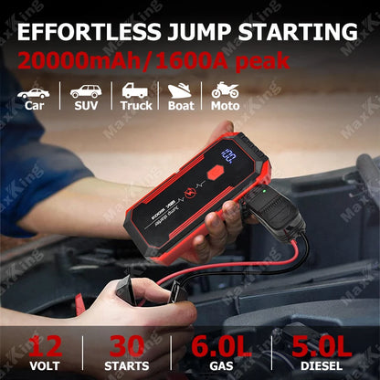 20000mah Jump-starter Portable Jump-starter Power Bank Super Capacity Jump-starter