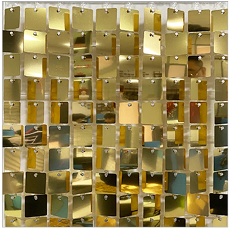 Birthday Backdrop Shimmer Sequin Backdrop Panels Shimmer Wall Red for Wedding Party Baby Shower Background Wall Decor