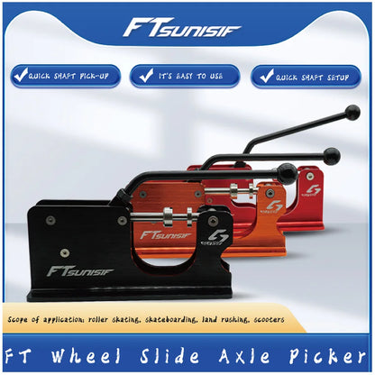 Sunisif Roller Skates Bearing Removal Tool 608 Double-row Disassembly Equipment Aluminum Alloy Skateboard Inline Skating No